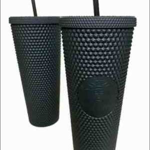 ❌SOLD❌Starbucks Matte Black Studded Tumbler 2021